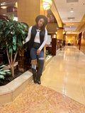 CELINA VEST-BLACK