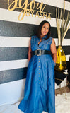 NOVA- DENIM MAXI DRESS