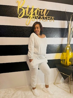 ON THE GO- FRENCH TERRY SWEAT -JUMPSUIT